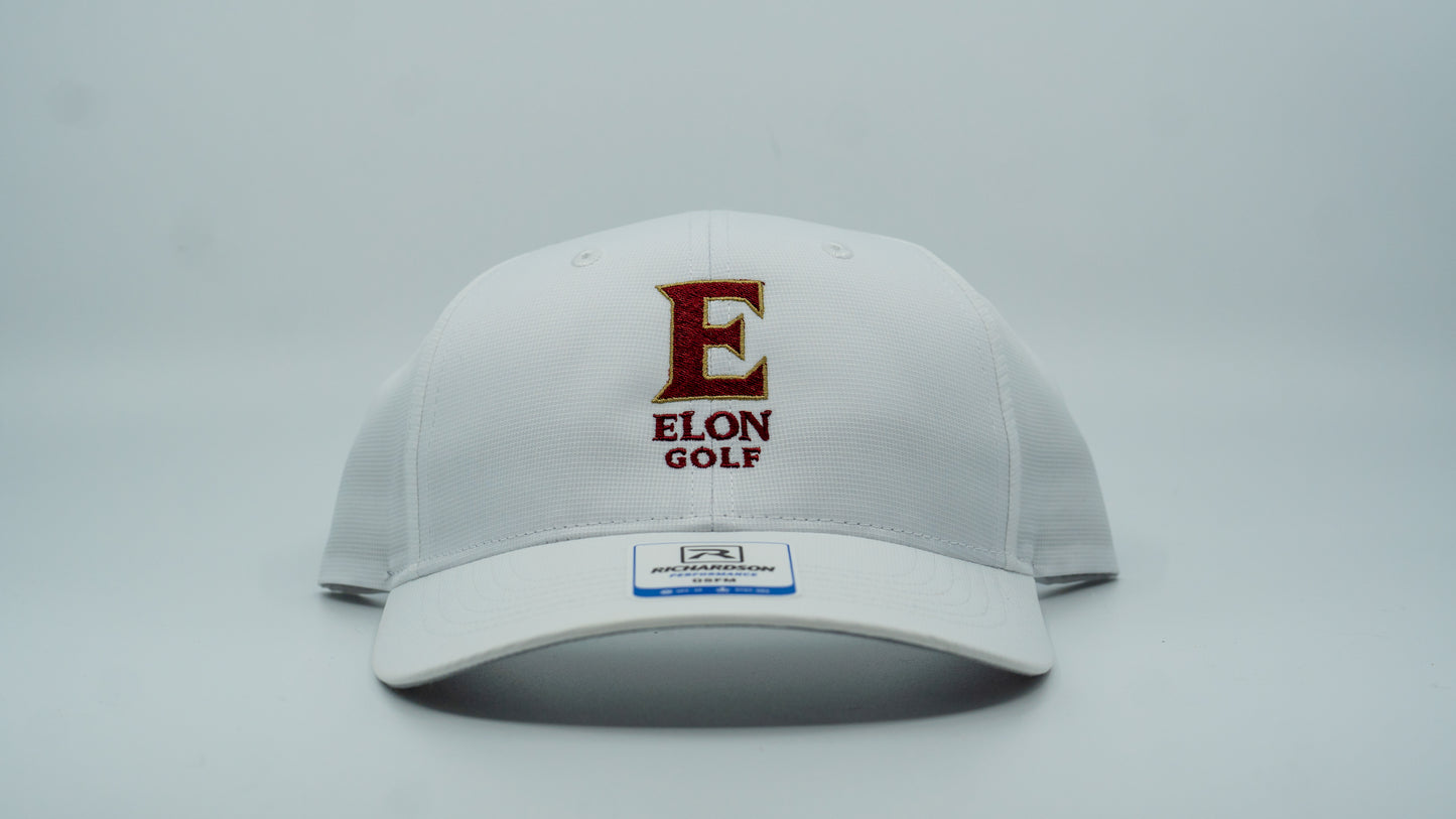 E-Elon Golf Design on a 225 Casual Performance Lite Hat by Richardson