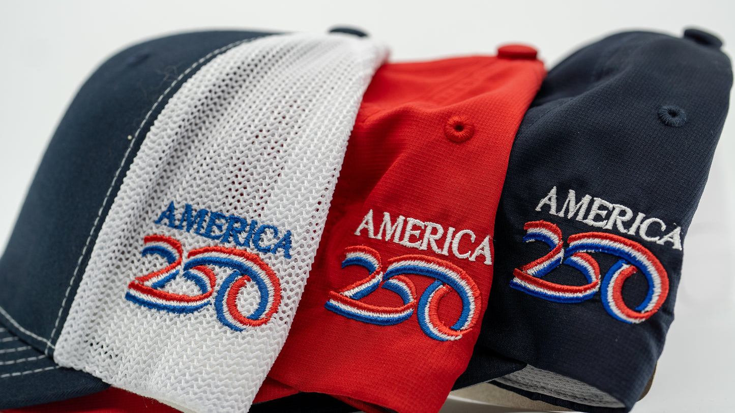 Patriotic 250th "E" Design 220 Relaxed Performance Lite Hat by Richardson