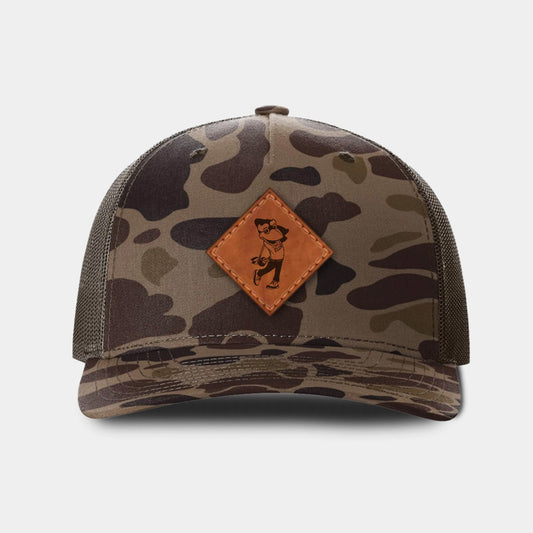 Duck Camo Swinging Phoenix Trucker Hat by Richardson Sports