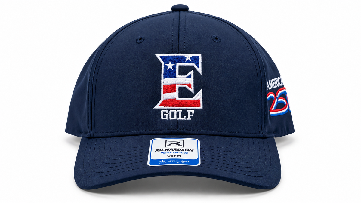 Patriotic 250th E Golf Design 228 Hat by Richardson