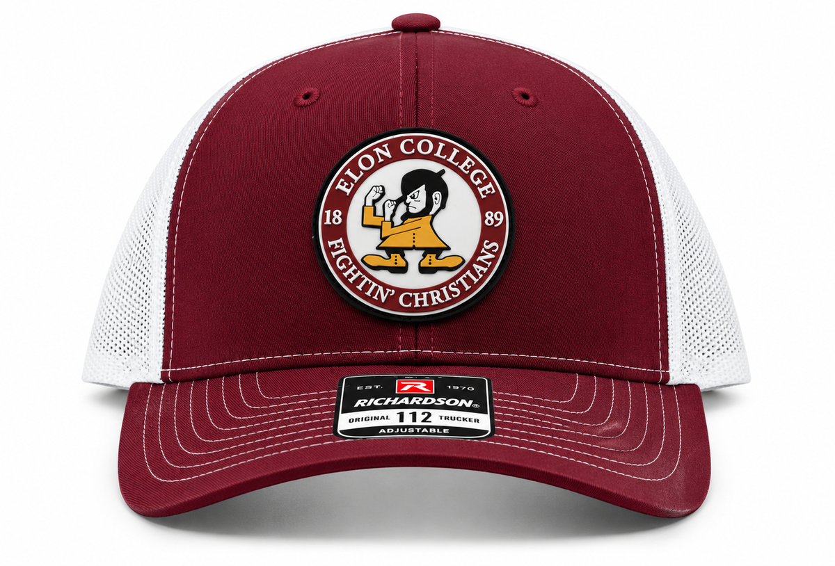 Roundel Fightin' Christian 112 Trucker Hat by Richardson Sports