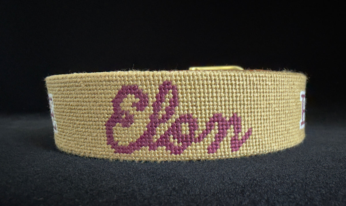 Needlepoint Golf Belts-Team Issued