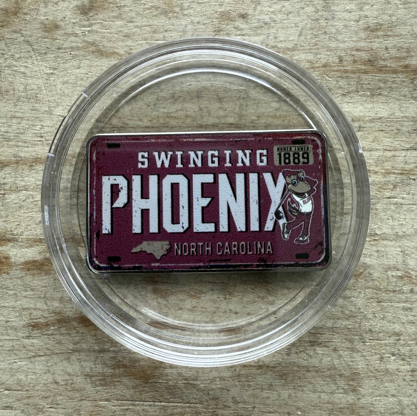 Swinging Phoenix License Plate Ball Marker