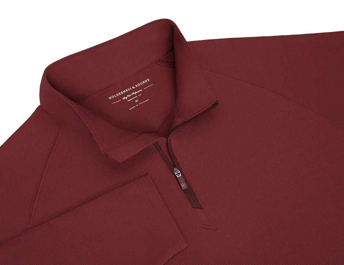The Stuart 1/4 Zip Pullover by Holderness and Bourne