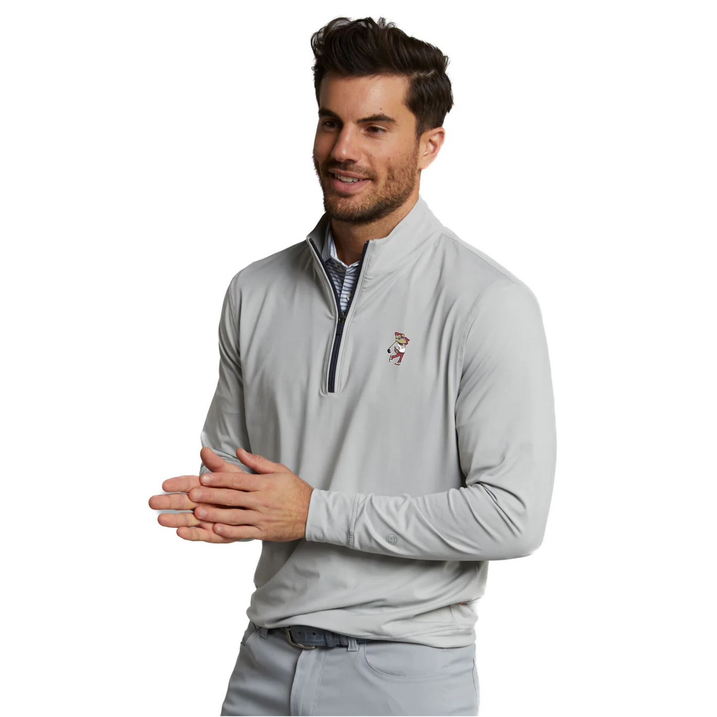 Scout Heathered 1/4 Zip by Stitch Golf