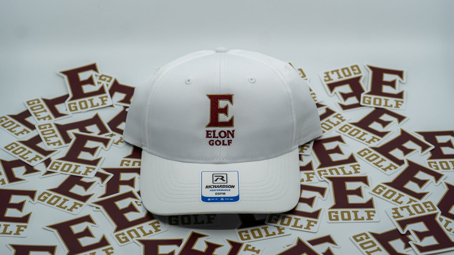 E-Elon Golf Design on a 225 Casual Performance Lite Hat by Richardson
