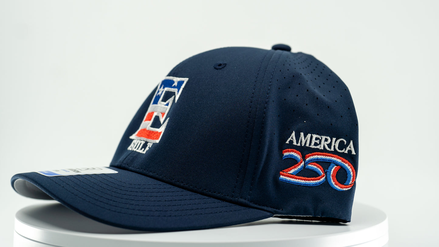 Patriotic 250th E Golf Design 228 Hat by Richardson