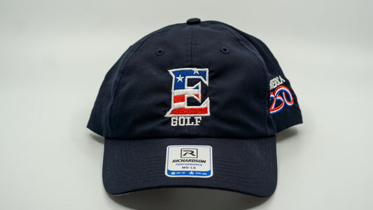 Patriotic 250th "E" Design 220 Relaxed Performance Lite Hat by Richardson