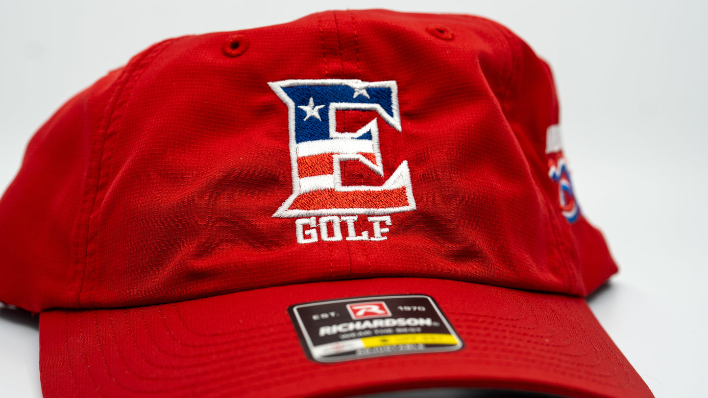 Patriotic 250th "E" Design 220 Relaxed Performance Lite Hat by Richardson