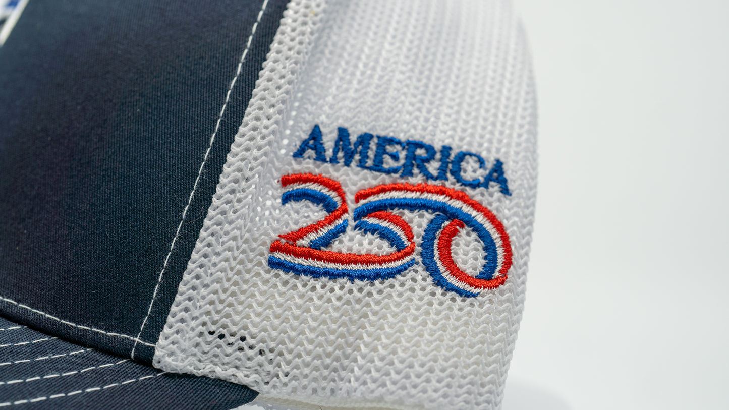 Patriotic 250th "E" Design 112+ Trucker Hat by Richardson