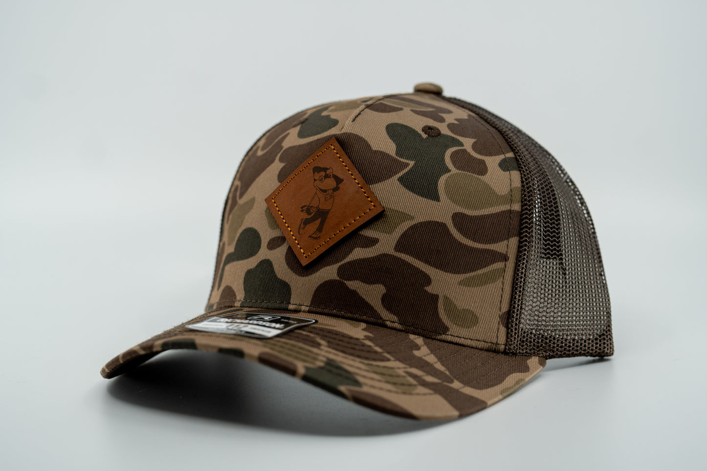 Duck Camo Swinging Phoenix Trucker Hat by Richardson Sports