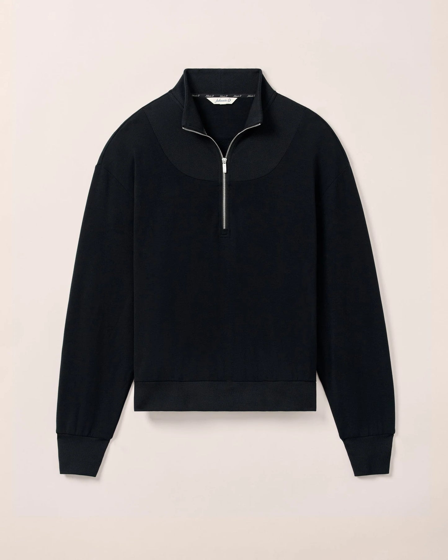 The Naomi Rib Knit 1/4 Zip with Swinging Phoenix Logo by Johnnie-O