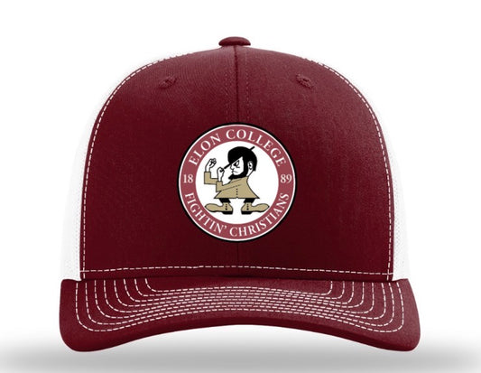 Roundel Fightin' Christian 112 Trucker Hat by Richardson Sports