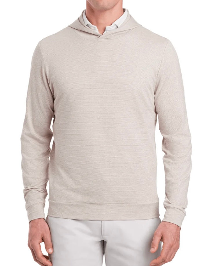 The Hamilton Hoodie: Heathered Dune & White By H&B