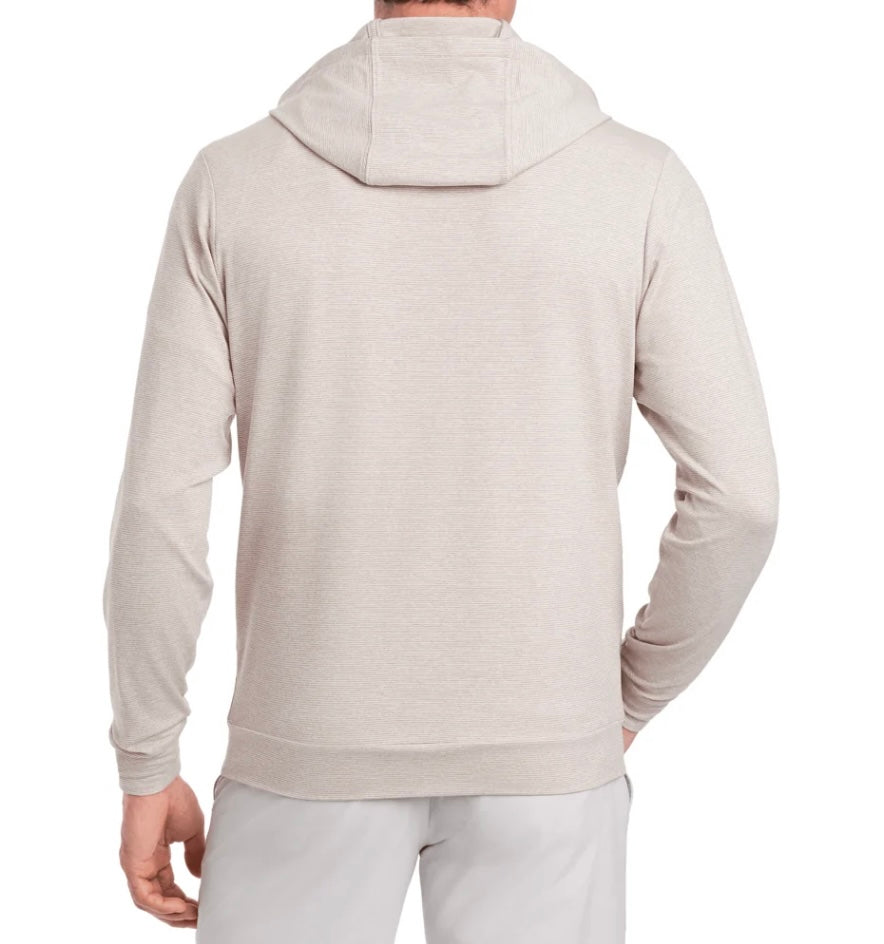 The Hamilton Hoodie: Heathered Dune & White By H&B
