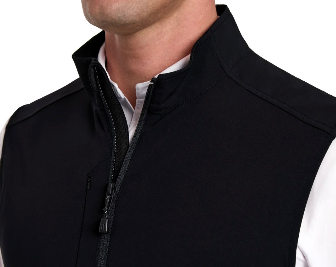 The Elon Golf Boyd Vest: Black by H&B