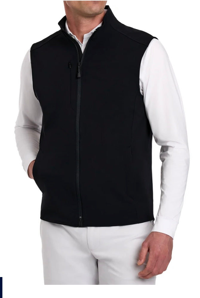 The Elon Golf Boyd Vest: Black by H&B