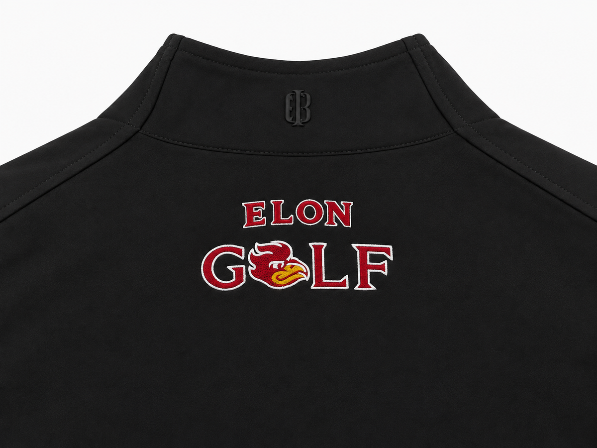 The Elon Golf Boyd Vest: Black by H&B