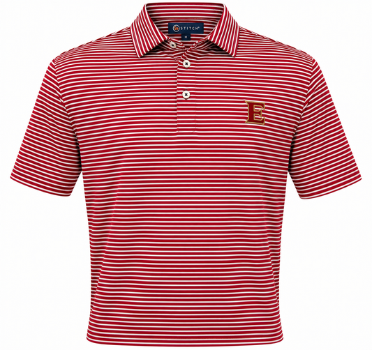 The Stitch Golf Victory Stripe Polo-New Swinging Phoenix Edition
