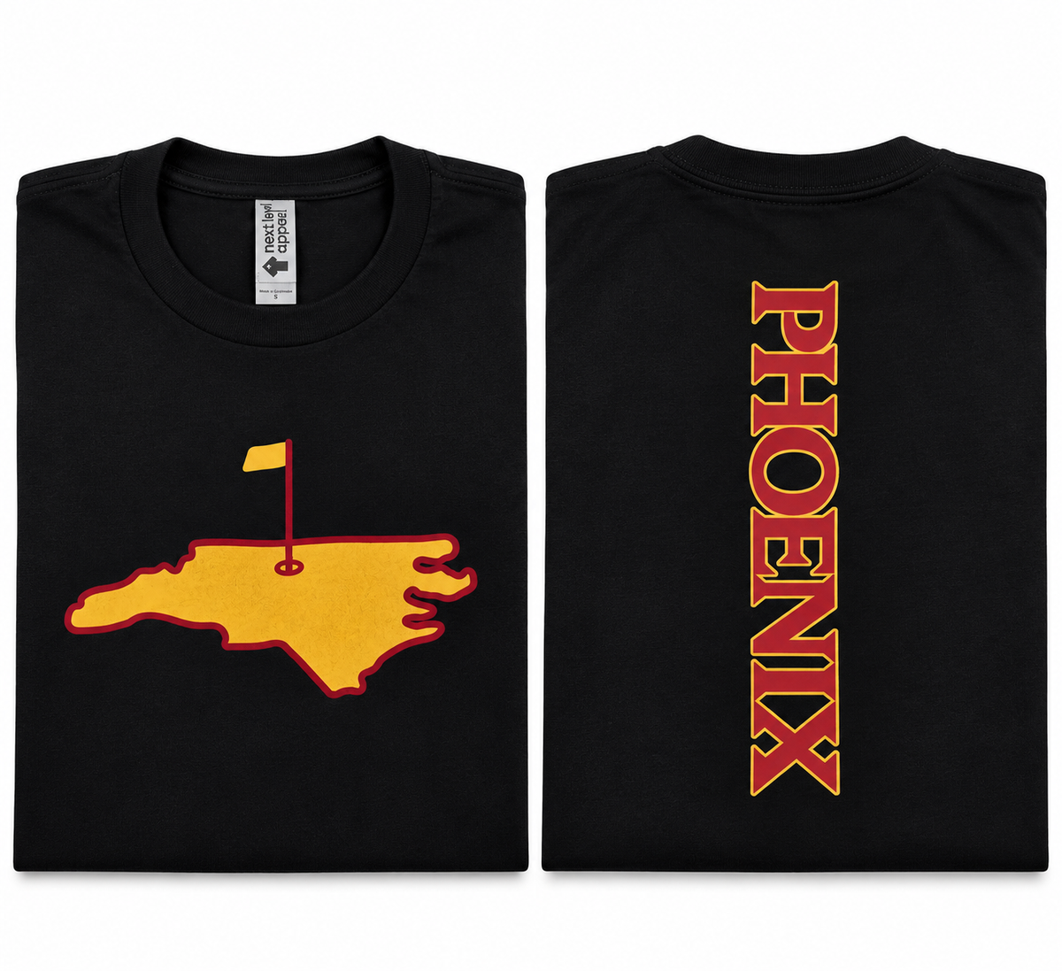 Next Level-Elon Golf T- shirts-North Carolina Design