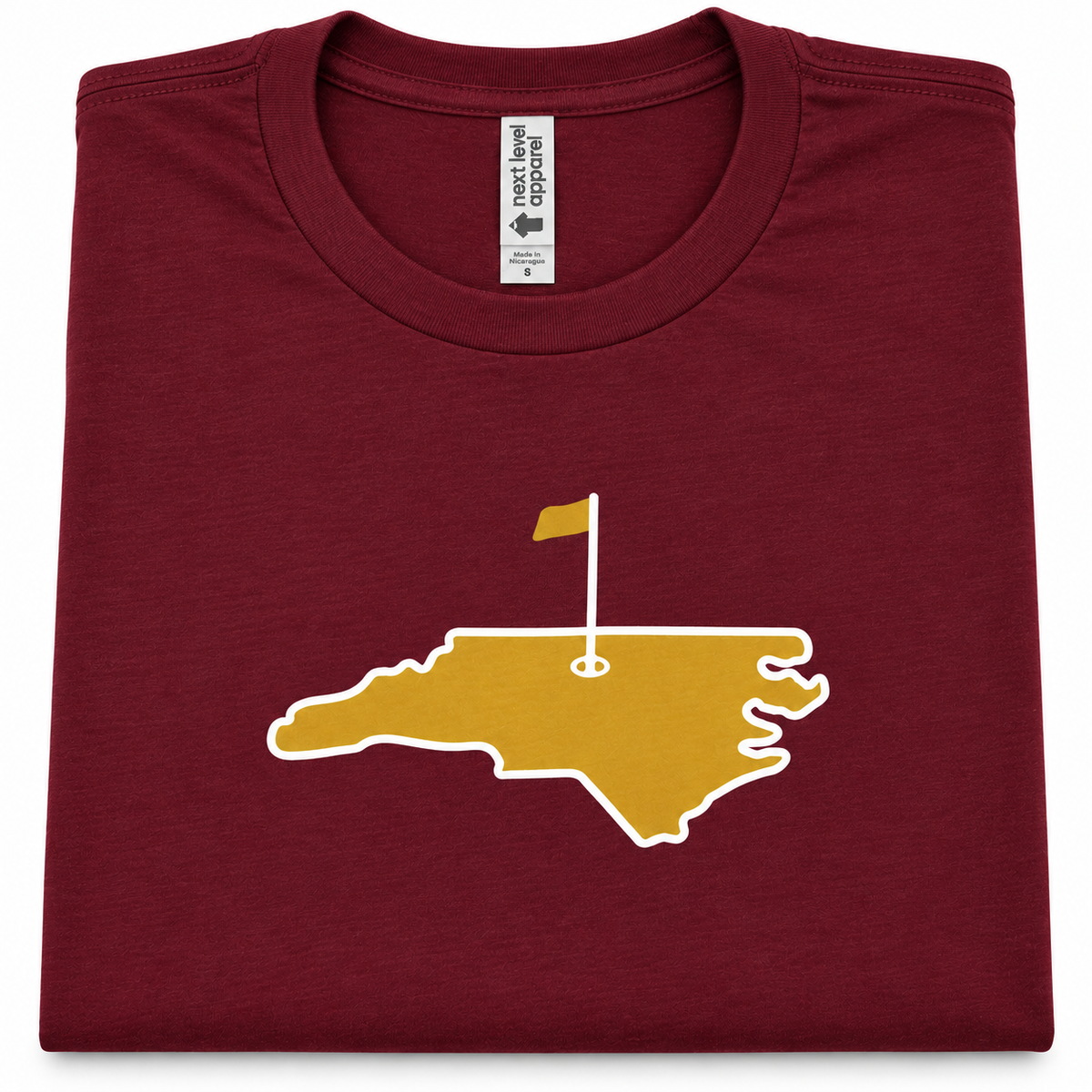 Next Level-Elon Golf T- shirts-North Carolina Design
