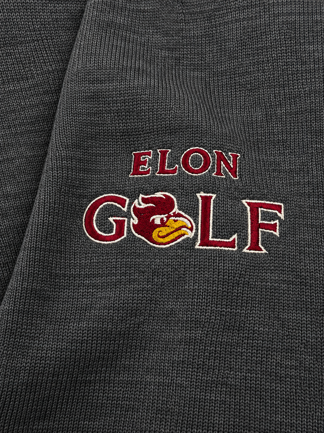 The Elon Golf Fletcher Hoodie Sweater: Heathered Dark Charcoal by H&B