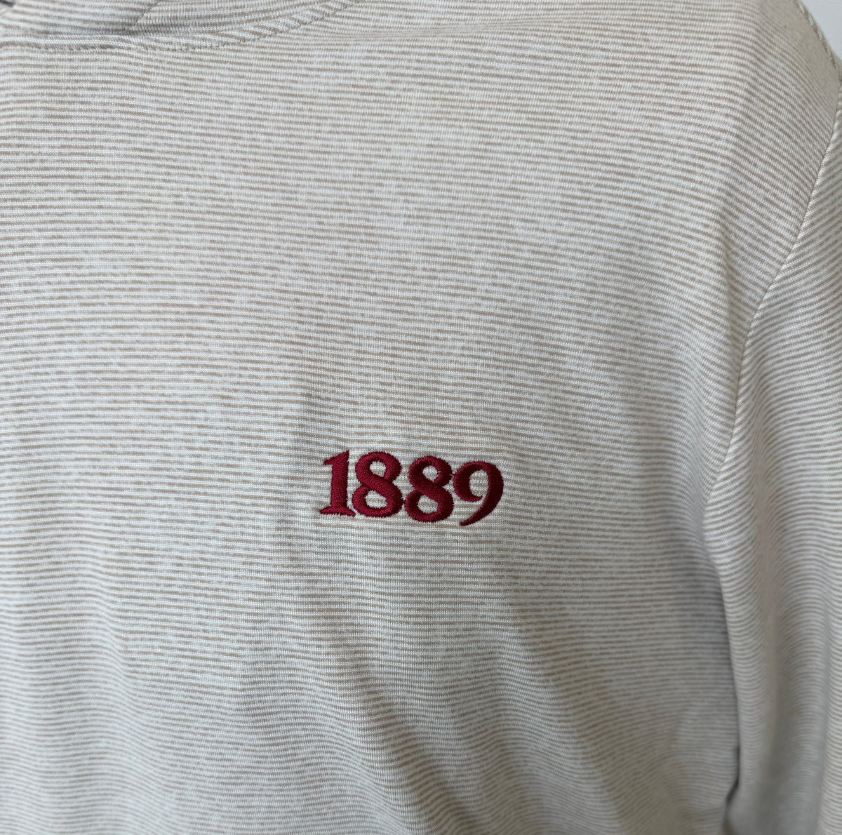 The Hamilton Hoodie: Heathered Dune & White By H&B