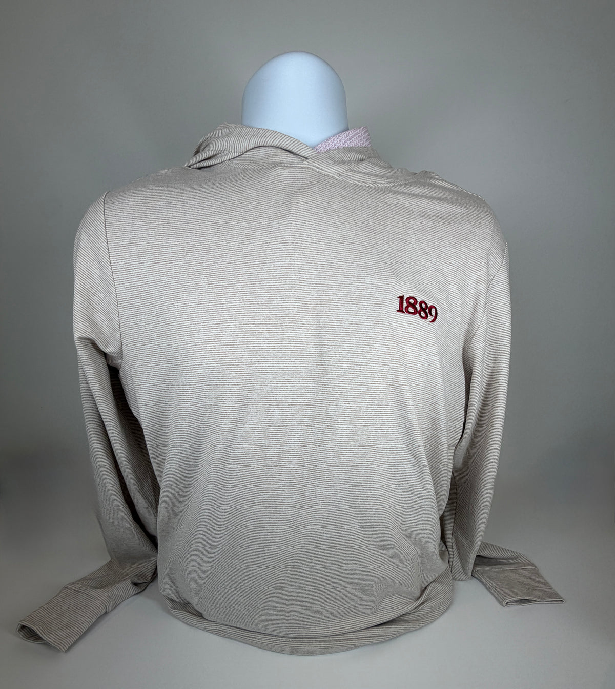 The Hamilton Hoodie: Heathered Dune & White By H&B