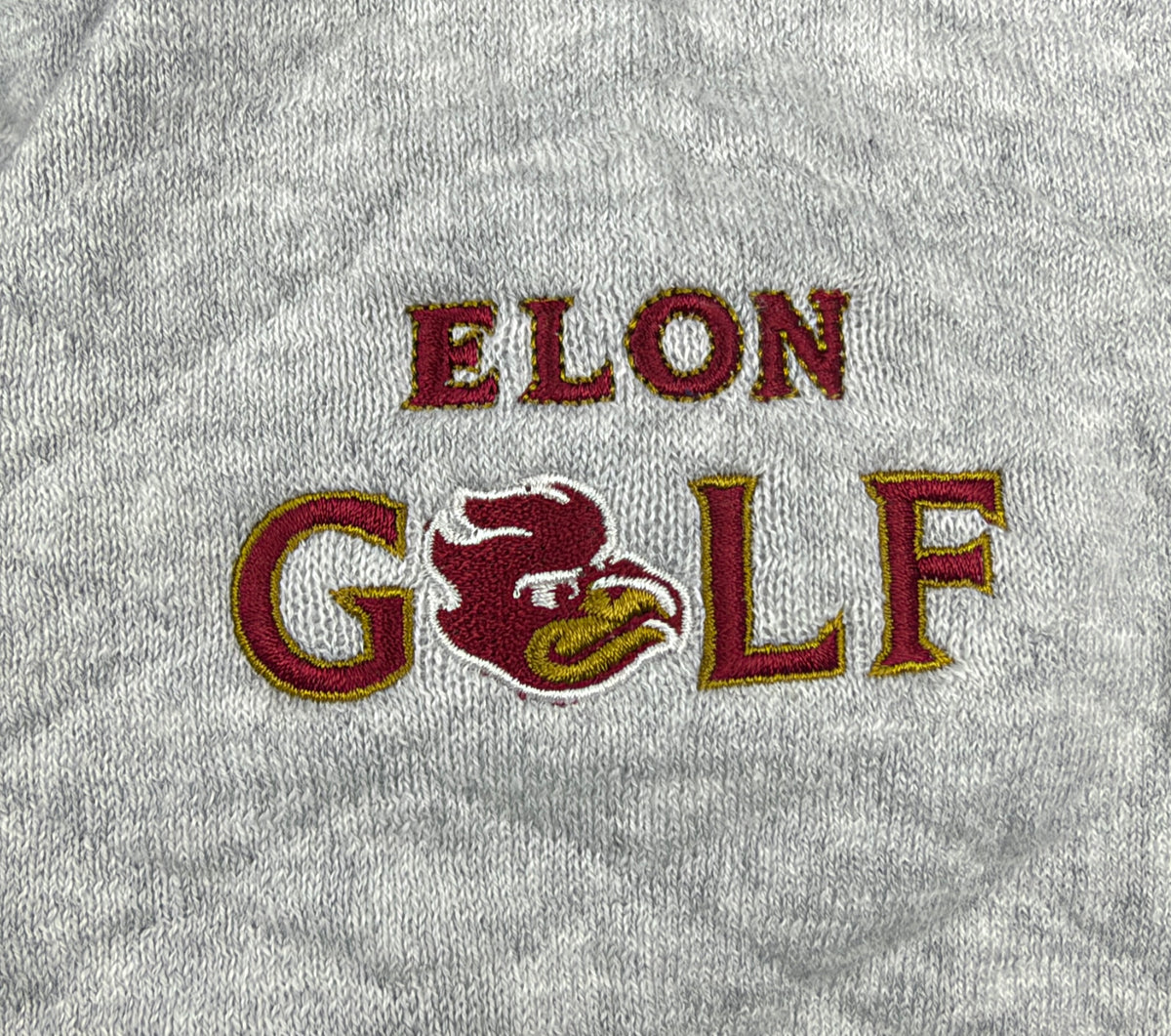 The Elon Golf Ward Crewneck: Black or Gray from H&B