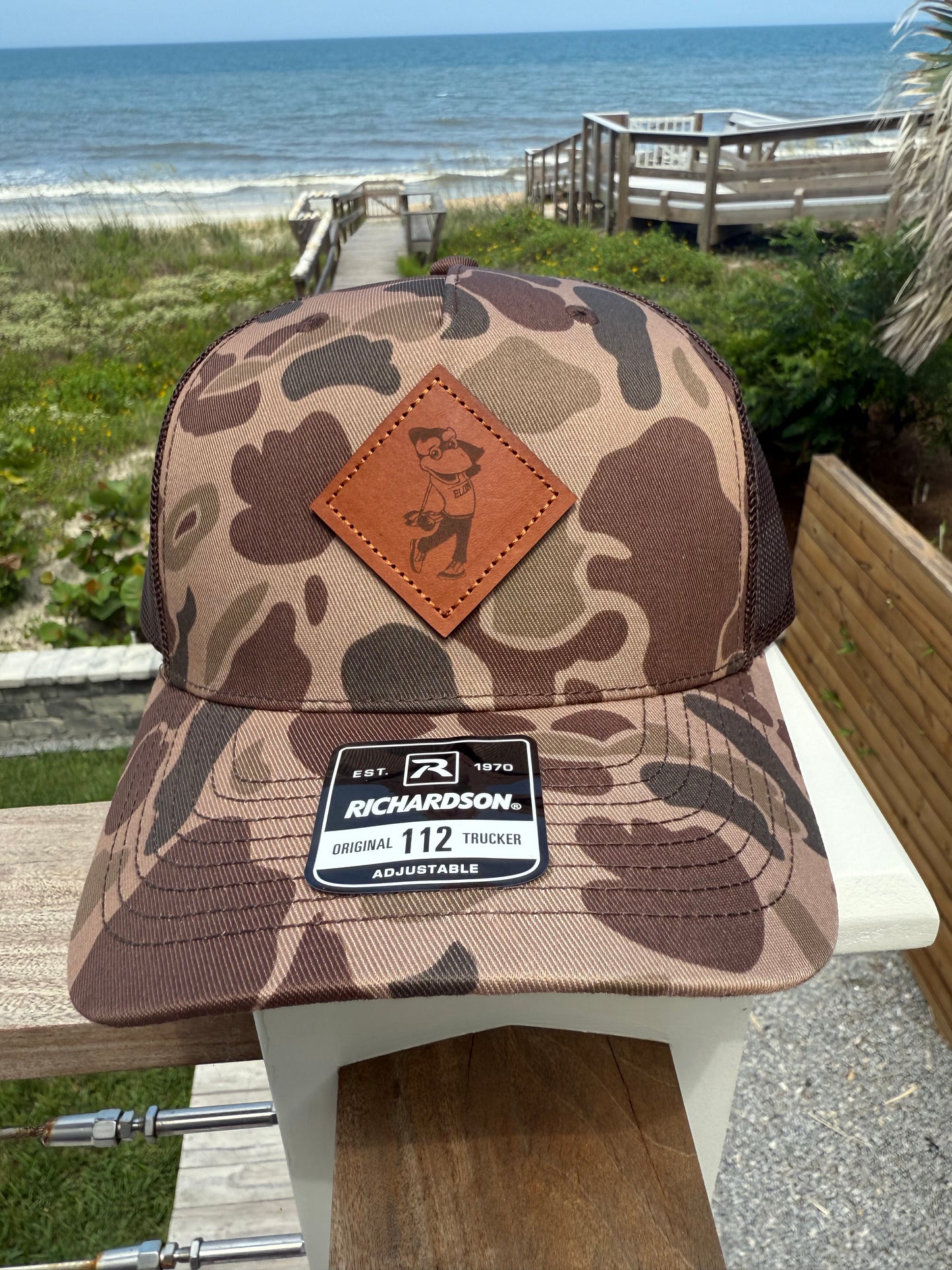 Duck Camo Swinging Phoenix Trucker Hat by Richardson Sports