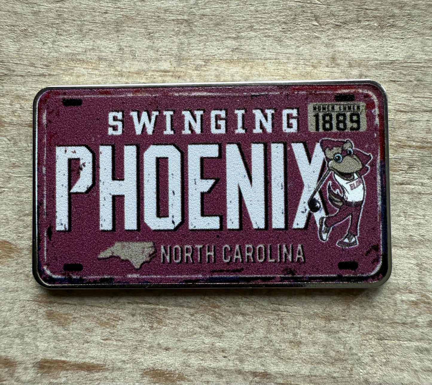 Swinging Phoenix License Plate Ball Marker