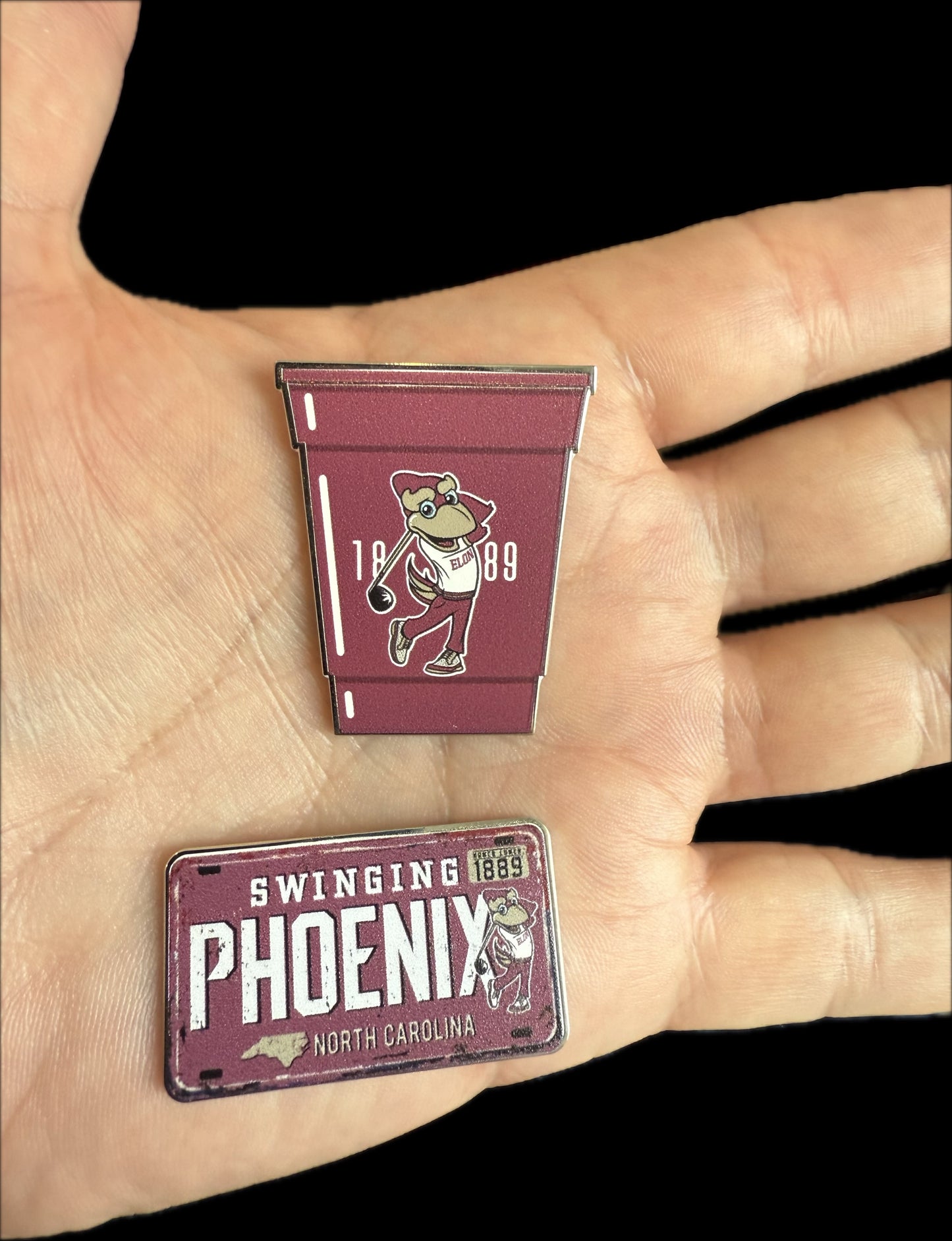 Maroon Solo (like) Cup Swinging Phoenix Ball Marker