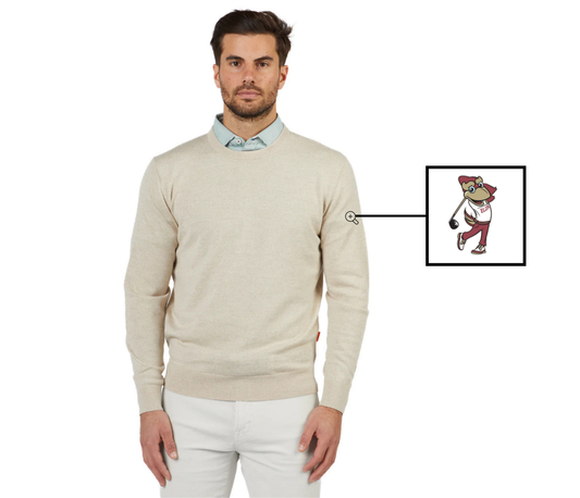 Cambridge Crewneck Merino Sweater by Stitch Golf